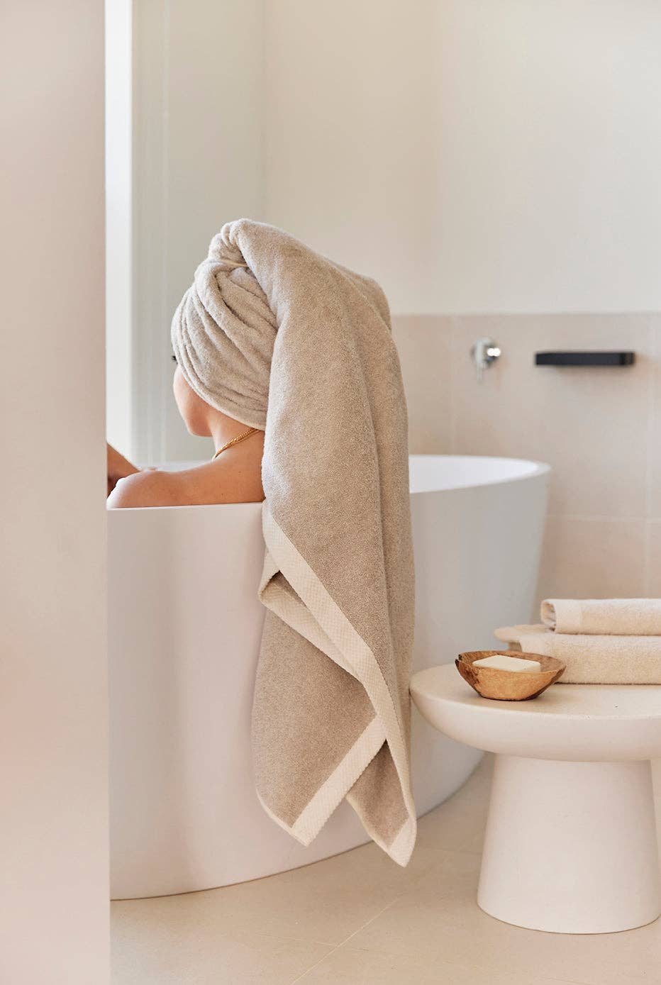 Torres Novas - Wholesale Bath Towel - Toalhas de Banho de Algodão Reciclado e Orgânico Cinza6