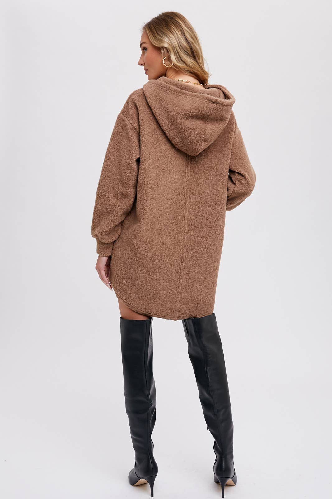 Bluivy - Wholesale Hoodie - Women's - FLEECE HOODIE TUNIC30