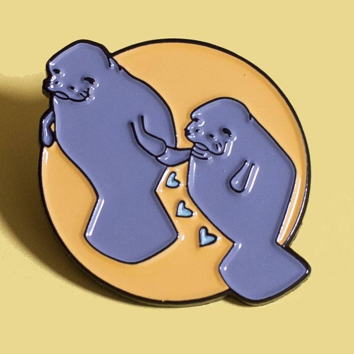 Pin de amor de peixe-boi por atacado de bethmade