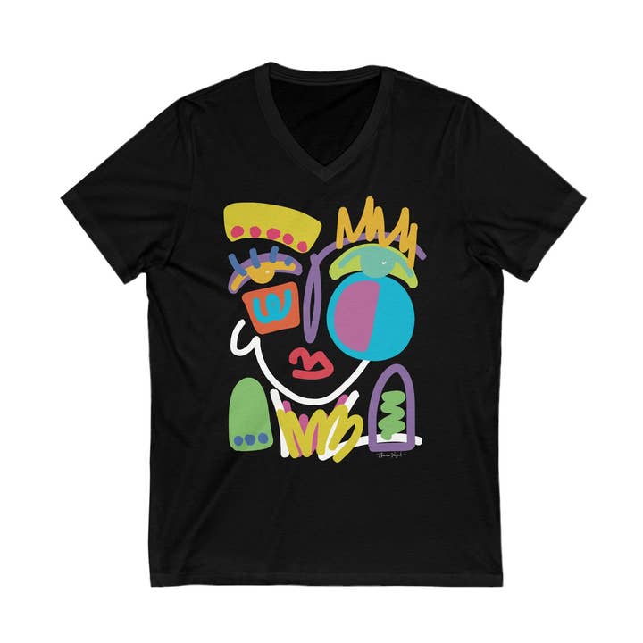 Fiona ART Shirt Graphic Tee Original Art for wholesale by THERESA DELGADO