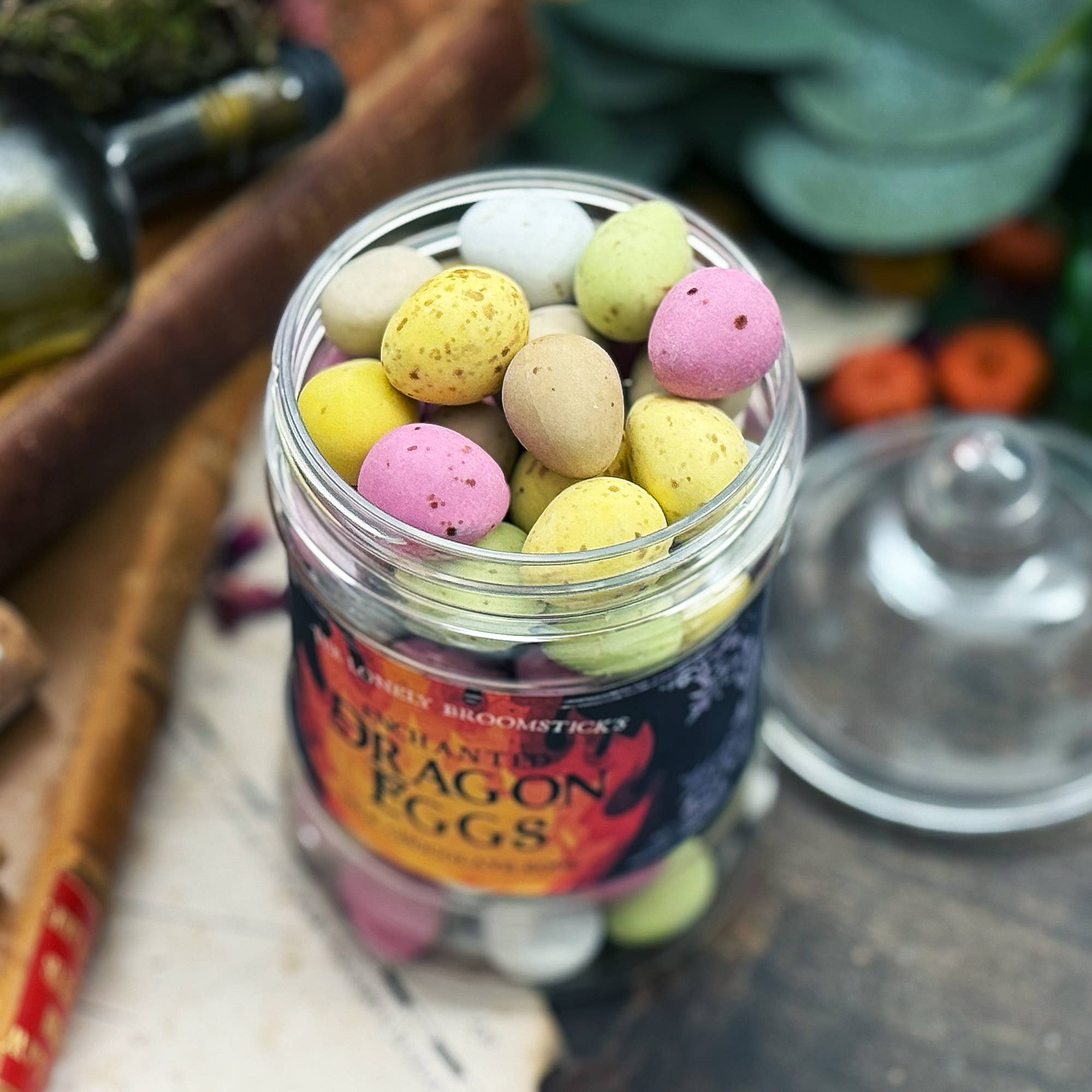 The Lonely Broomstick - Vendita all'ingrosso Caramelle dure - Barattolo di Uova di Drago Incantate1