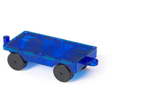 The Toy Group – wholesale Building set – Child – Playmags Magnetic Tiles Building Set 56 Pcs Set with Car - S6