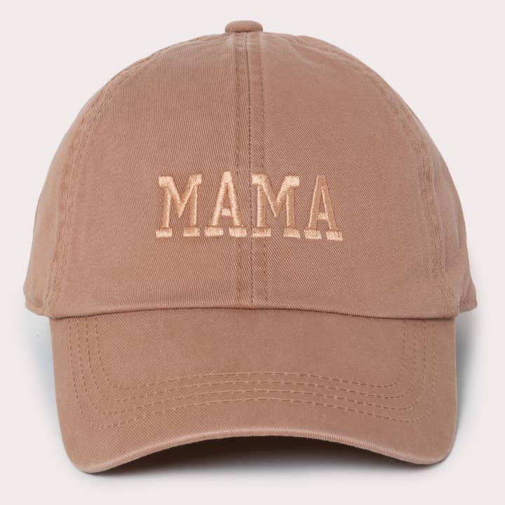 David And Young - Wholesale Baseball Cap - Women's - MAMA Embroidered Baseball Cap