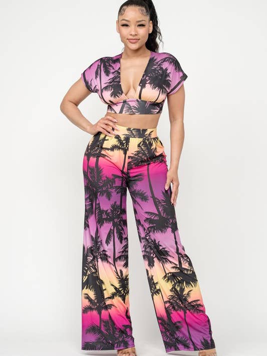 Set di pantaloni corti con gamba larga per la vendita all'ingrosso da parte di Belita Collection