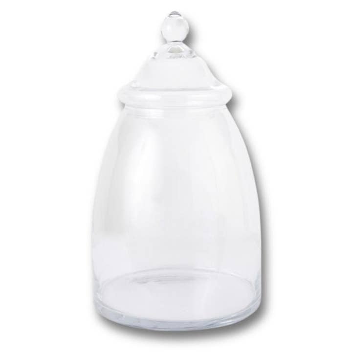 etúHOME - Wholesale Jar - Glass Bon Bon Storage Jar with Lid, Large