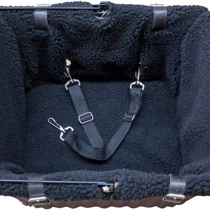 Travelin K9 – Engroshandel Kæledyrstransporttaske – Hund – Travelin K9 Hundekurv til cykel i flet med låg5