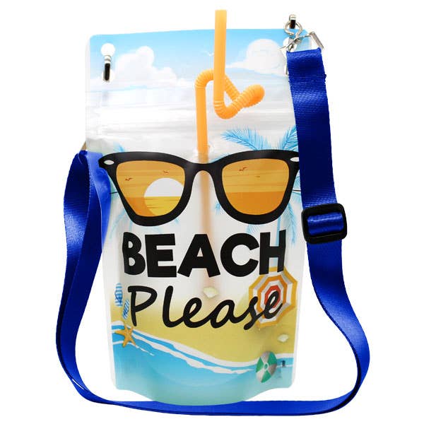 NeckSip – Großhandel Strandzubehör – Strand Please — tragbare Getränkebeutel (12 oz | 2 Stück)15