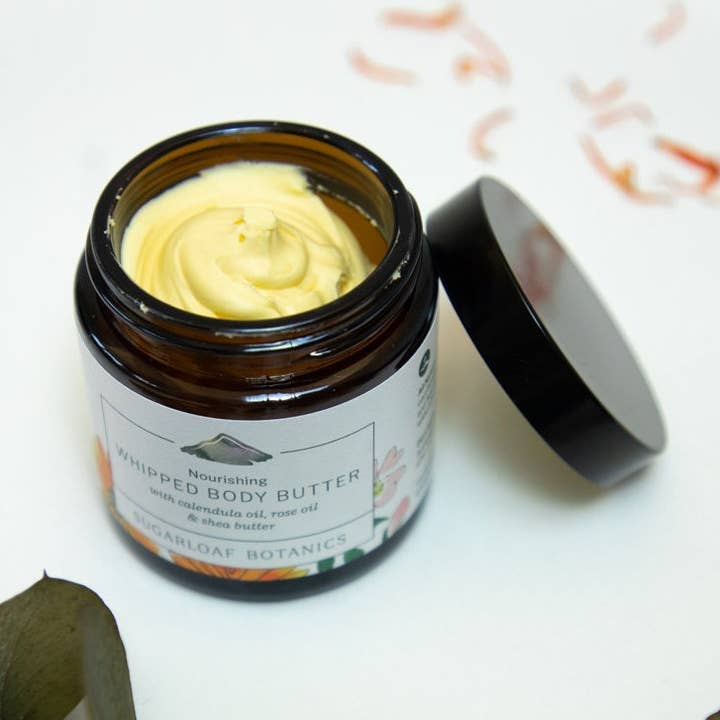 Whipped body butter for wholesale by Sugarloaf Botanics