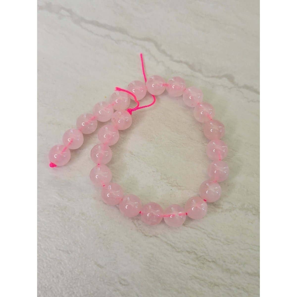 My Magic Place Shop - Wholesale Beads - Natural Rose Quartz Crystal Pink Stone Gemstone Round 8mm2