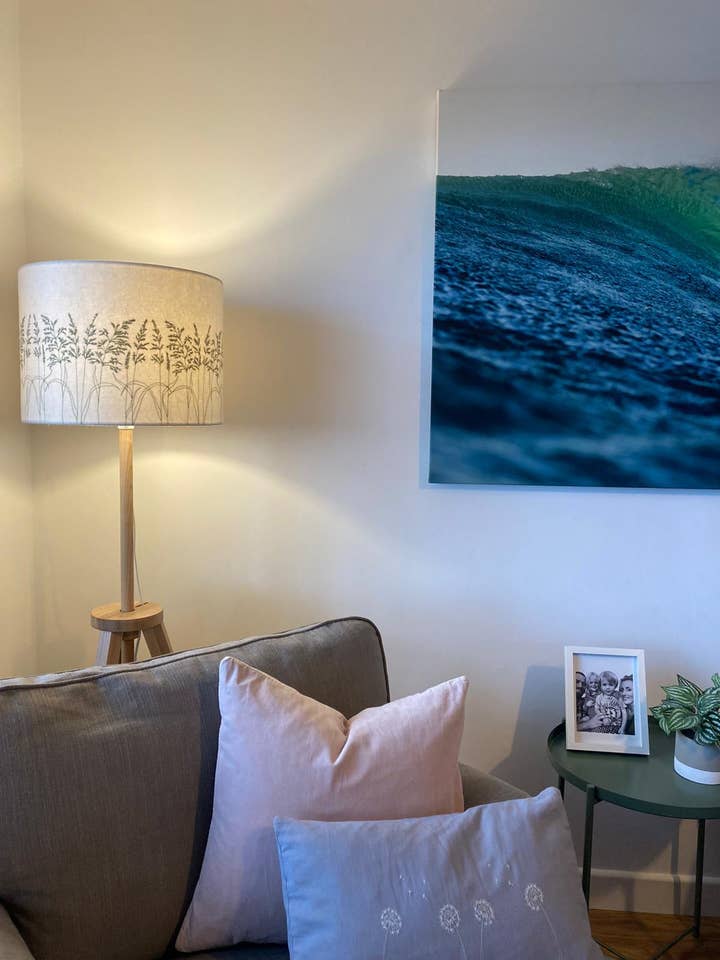 Grass Lampshade for wholesale by melody ryder designs