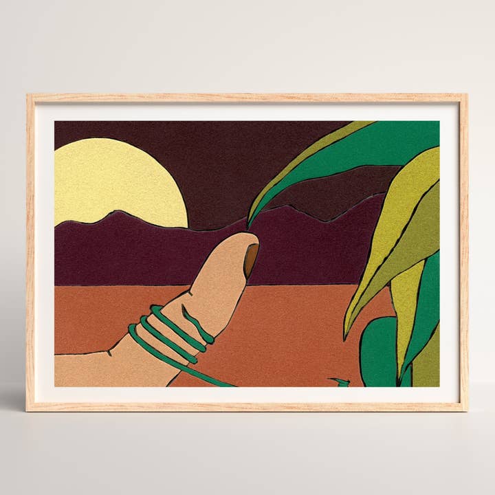 Future Greening III, 8x10 Inch Giclée Fine Art Print for wholesale by Backseat Window