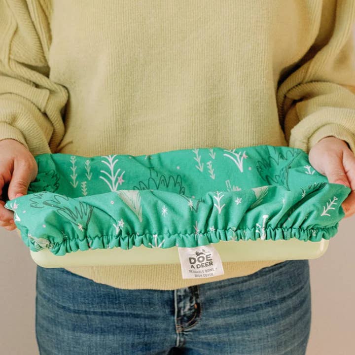 Doe A Deer - Wholesale Food Storage Wrap/Bag - Winter Trees 10X14" Baking Dish Cover
