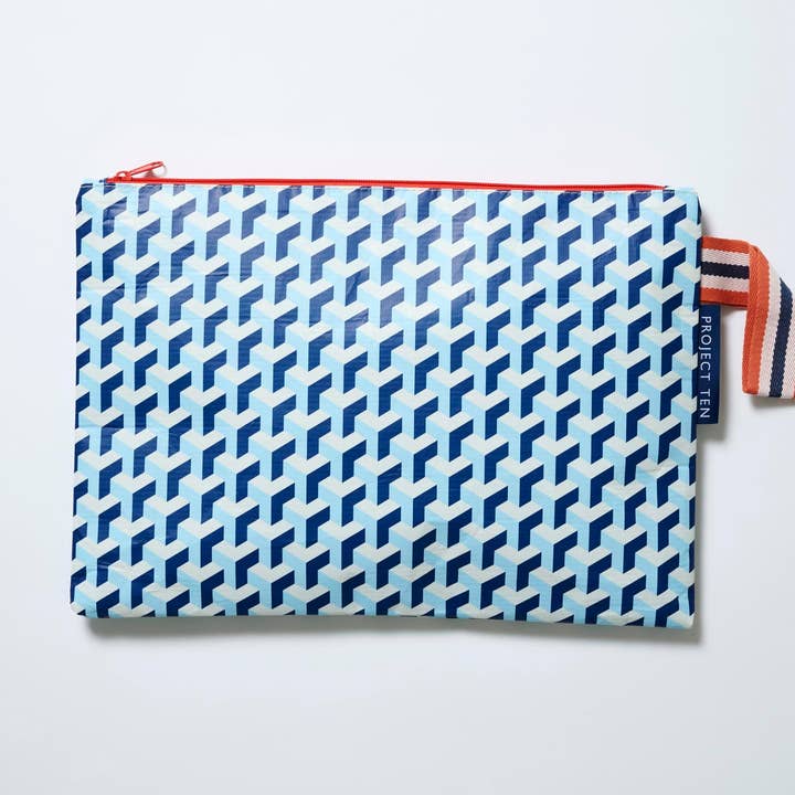 Large Zip Pouch – Maze for wholesale by Project Ten Pty Ltd
