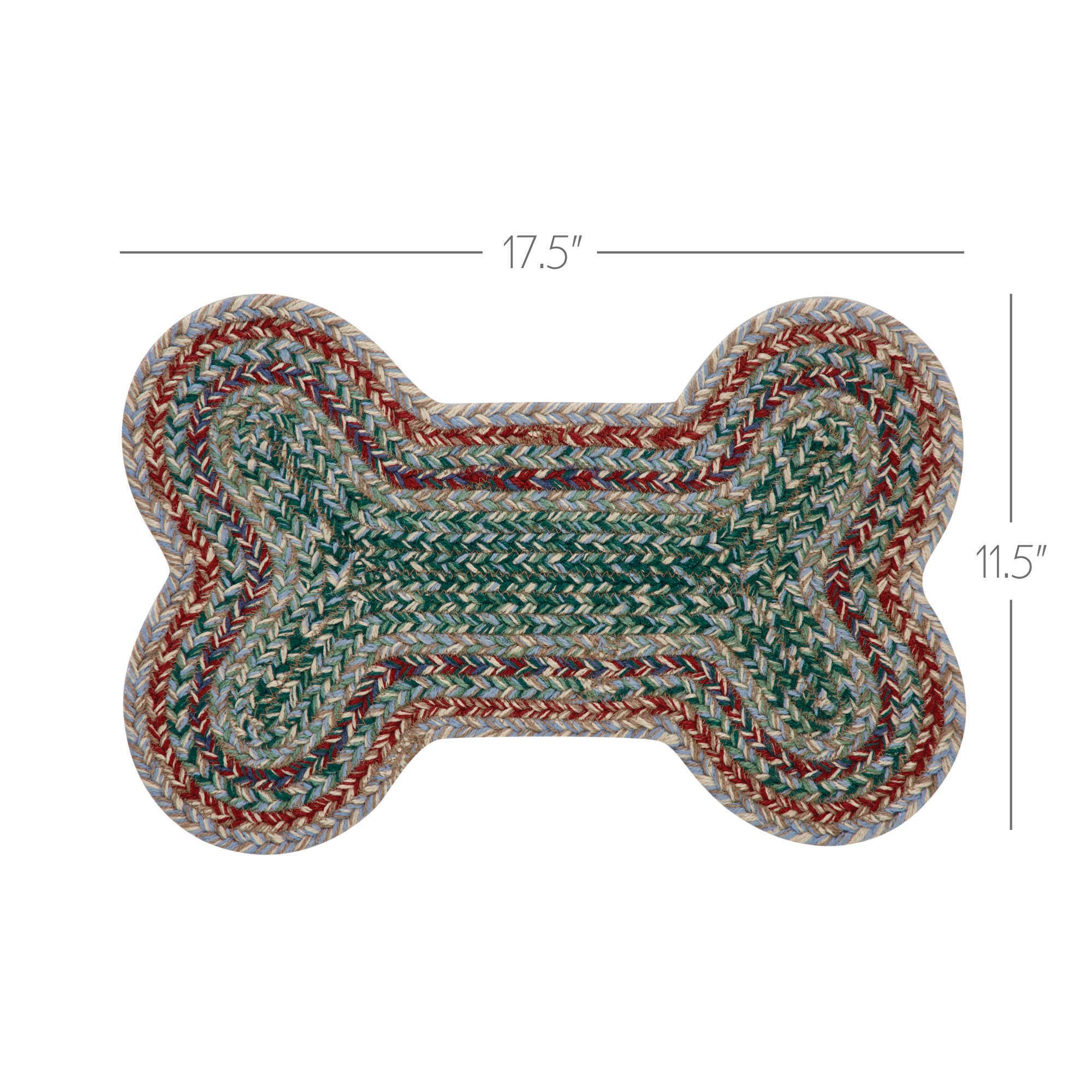 VHC Brands - Wholesale Area Rug - Multi Indoor/Outdoor Small Bone Rug 11.5x17.52