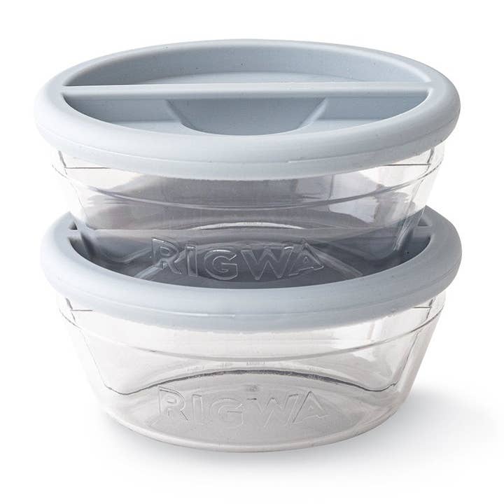 RIGWA - Wholesale Food Storage Container - 2 Way Divider Insert Set (Fits in 20oz Bowls)