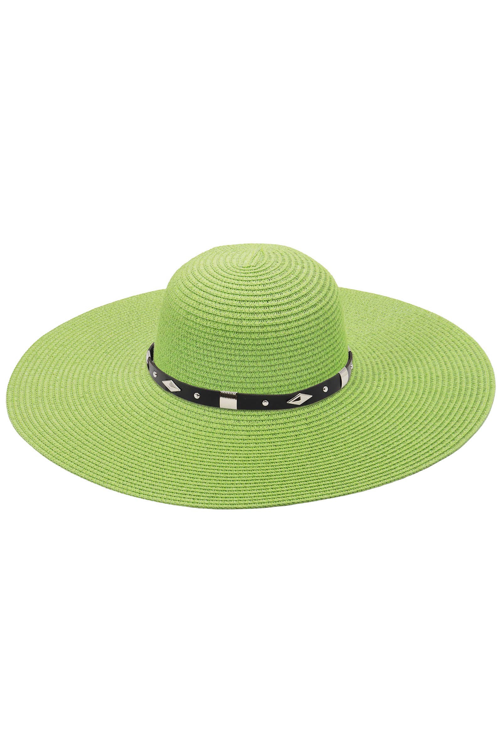 Cap Zone – wholesale Stråhatt – Dam – Diamant Concho Bälte Floppy Stråsolhatt7