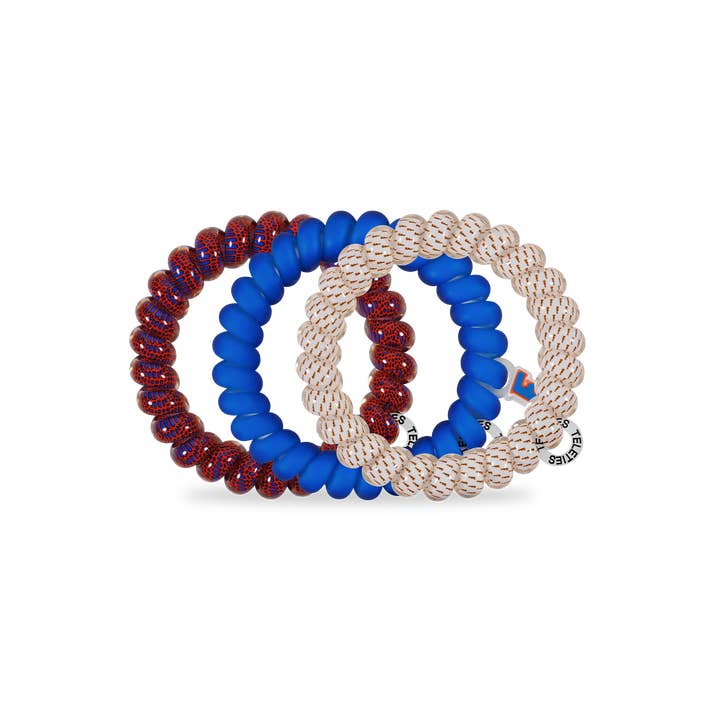 TELETIES - Wholesale Hair Tie - Spiral Hair Coils | Large | Go Gators! Hair Ties1