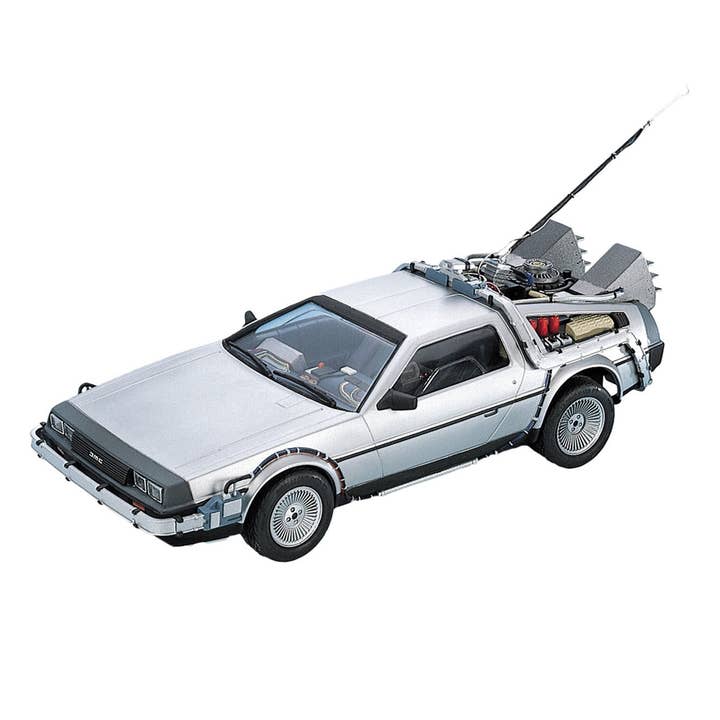 Aoshima: Back to the Future Part I DeLorean 1/24 Scale Model Kit #BT-01 for wholesale by The Shumi Company
