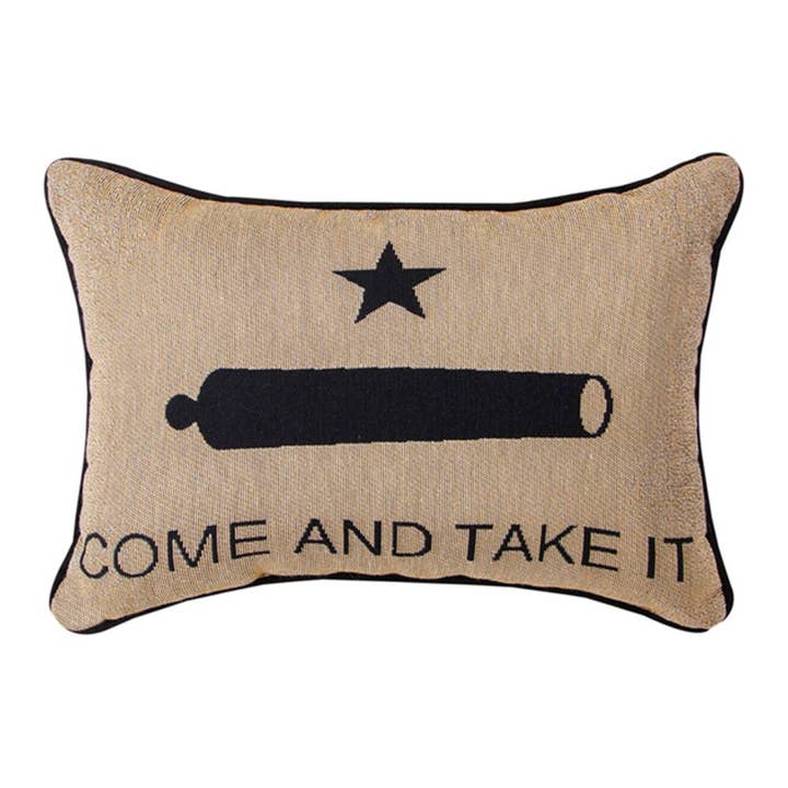 Come & Take It -Rectangle Pillow for wholesale by Manual Woodworkers and Weavers, Inc.