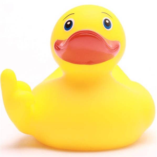 Duckshop - Wholesale Bath Toy - Baby - Duck You Rubber Duck - Middle Finger Rubber Duck2
