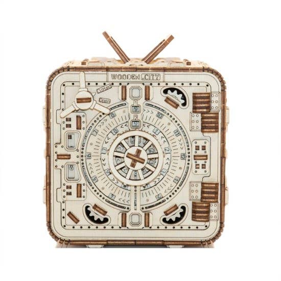 HQ Kites & Designs - Vente Jouet en bois – enfant - Coffre-fort urbain en bois