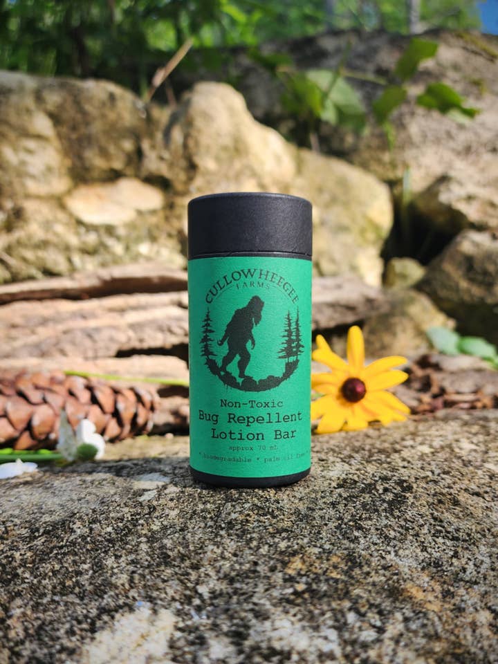 Bug Repellent Lotion Bar- Biodegradable- Non-Toxic for wholesale by Cullowheegee Farms