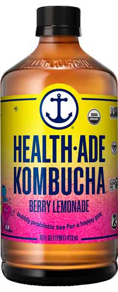Hudson Meat Company - Wholesale Kombucha - KOMBUCHA BERRY LEMONADE     -     HEALTH ADE0