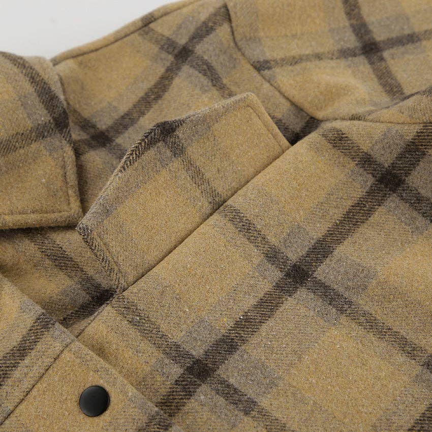 Marayn – wholesale Rock - Dam – Rysk rutig höstchic brunrutig oversized kappa6