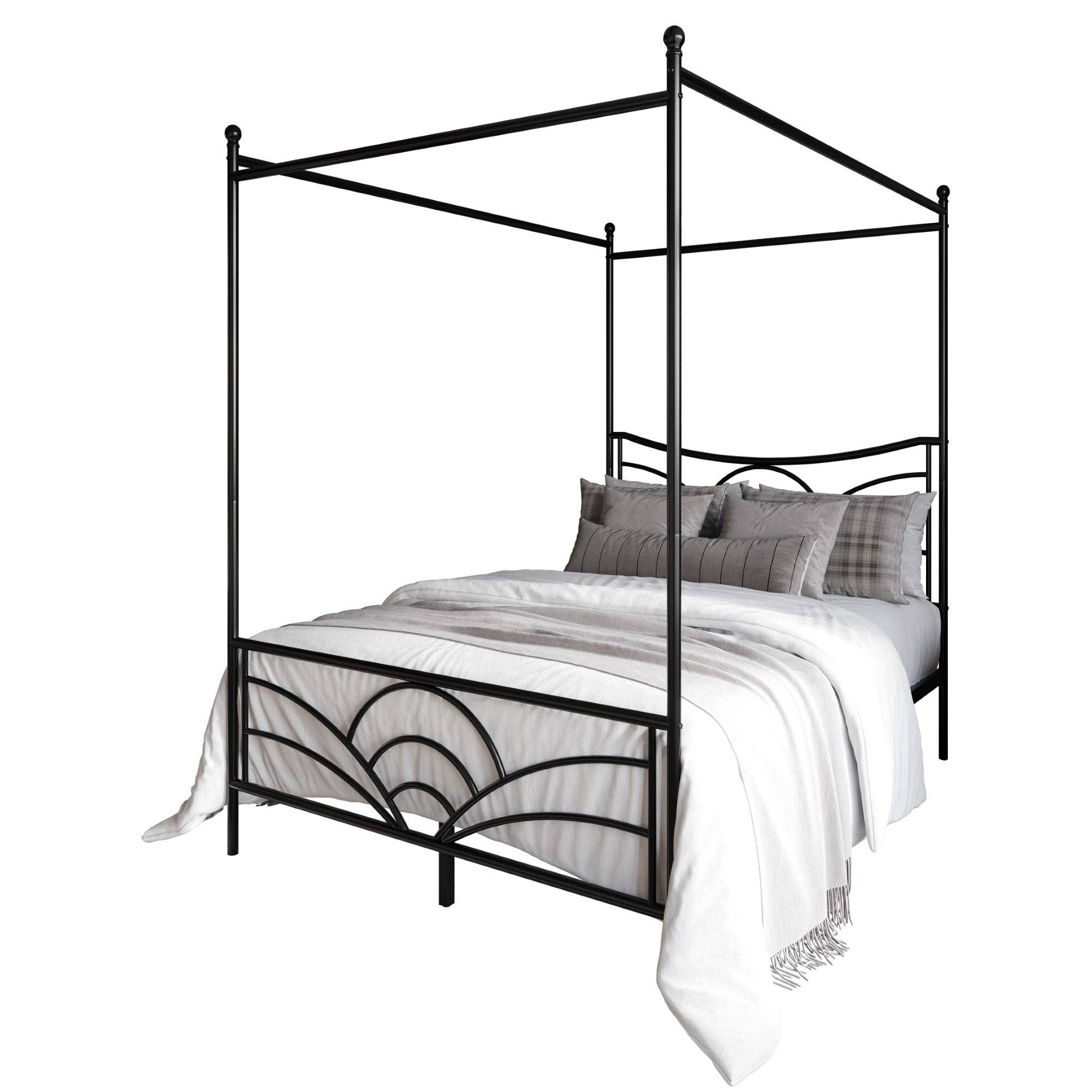 Home Design - Wholesale Bed - Home Design Denver Metal Canopy Bed Frame For Adult25