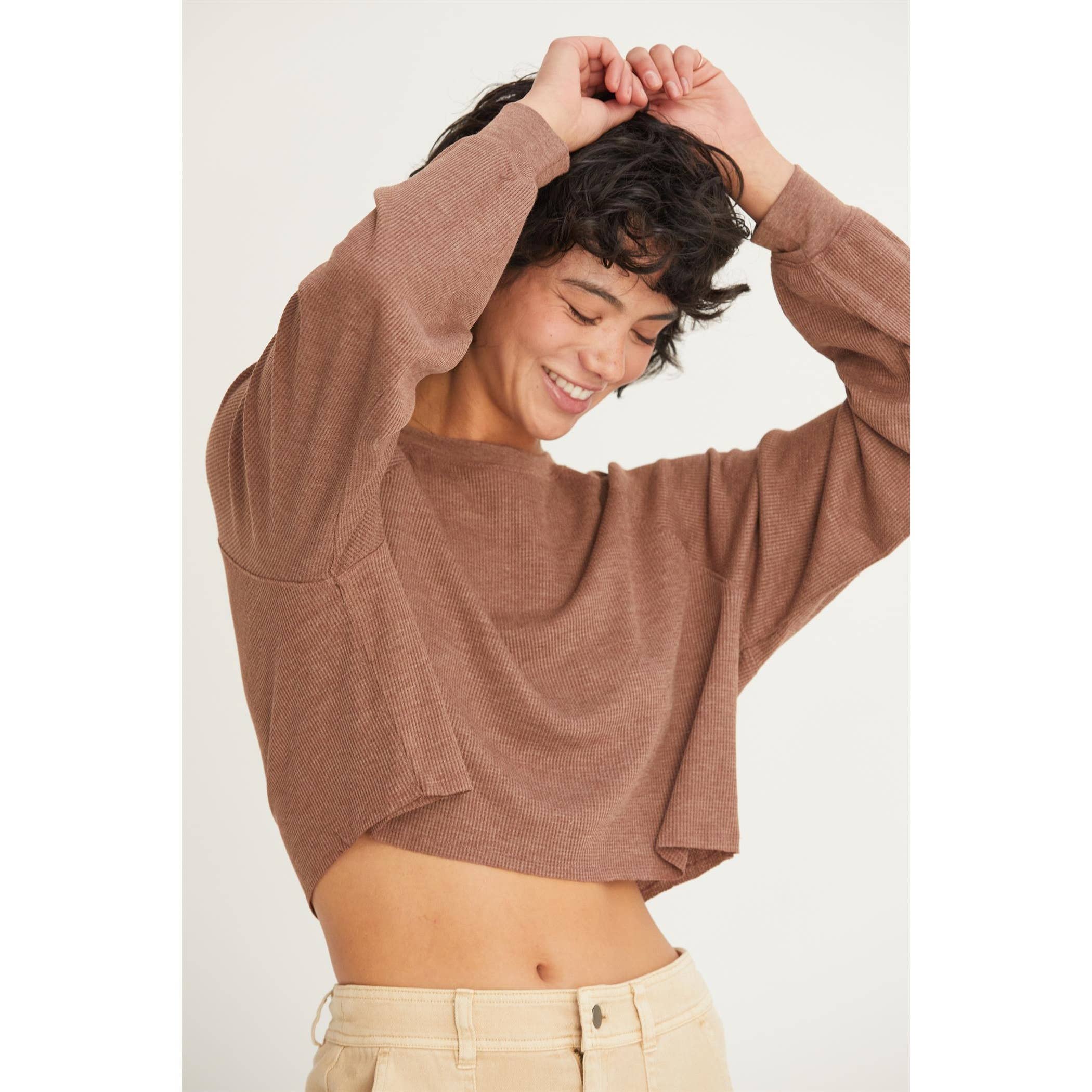 HYFVE – Engroshandel Skjorte - Dame – Raglanærmet crop top5