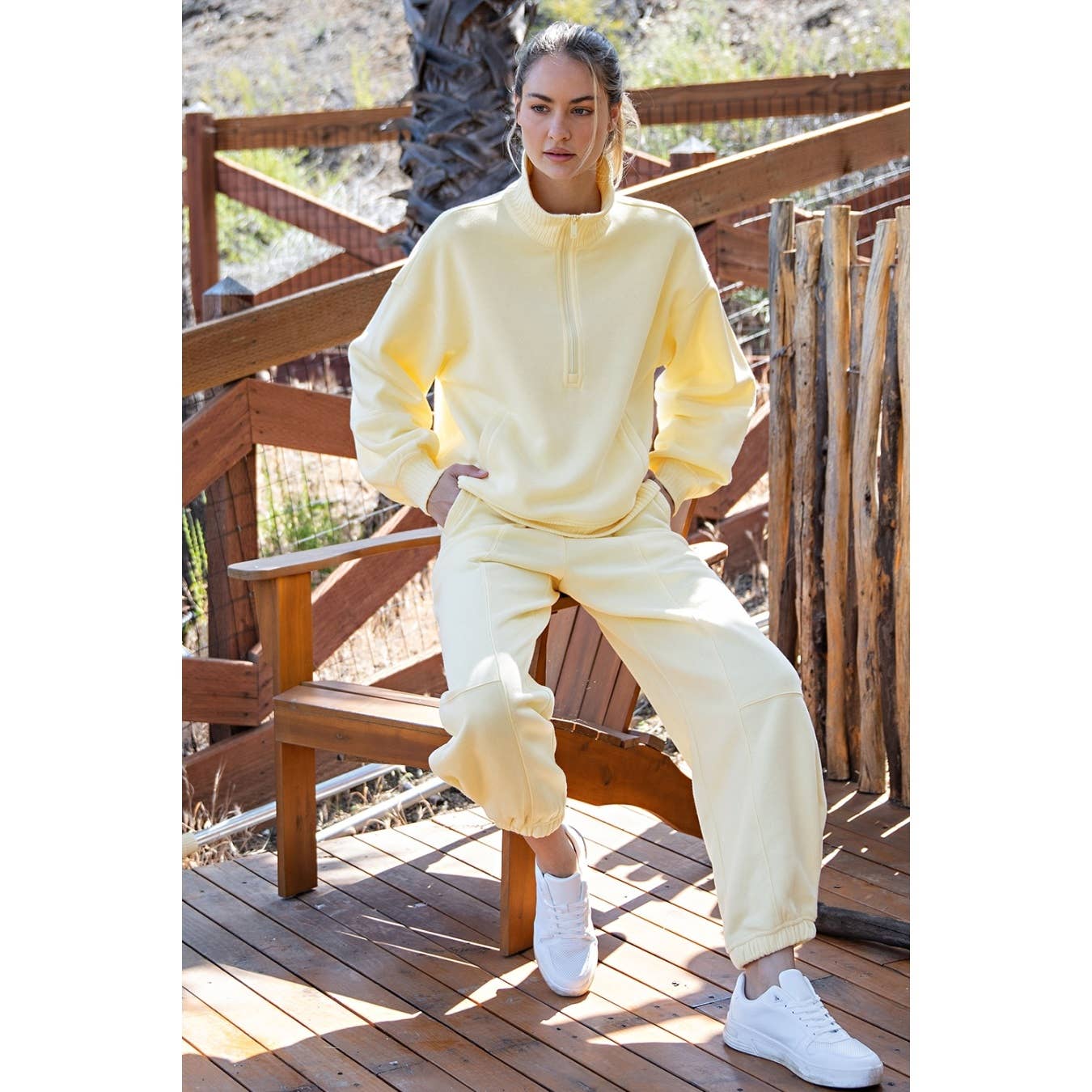 Rae Mode - Wholesale Athletic Pants - Women's - FLEECE COCOON JOGGER SWEATPANTS12