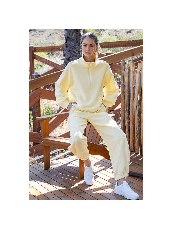 Rae Mode - Wholesale Athletic Pants - Women's - FLEECE COCOON JOGGER SWEATPANTS12