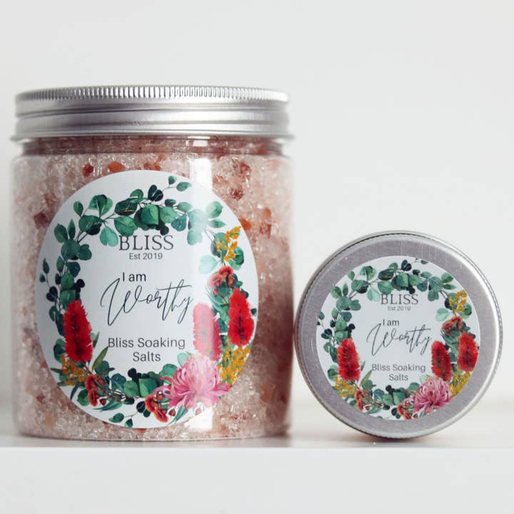 BLISS by Waddell & Co - Wholesale Bath Salts - BLISS Soaking Salts - I am Worthy