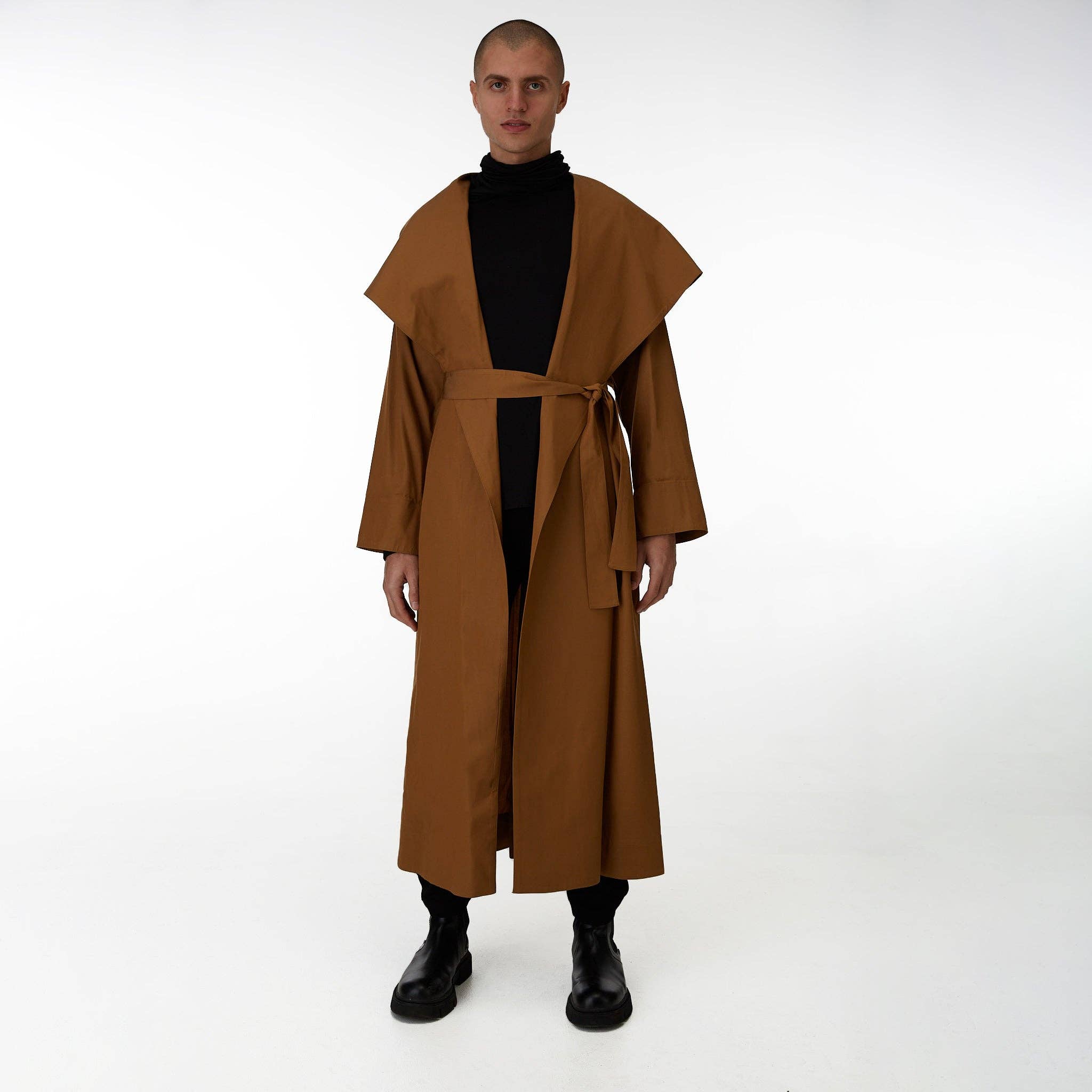 LÂCHER PRISE APPAREL - Wholesale Trench Coat - Unisex - Exode Trench Coat - Camel3