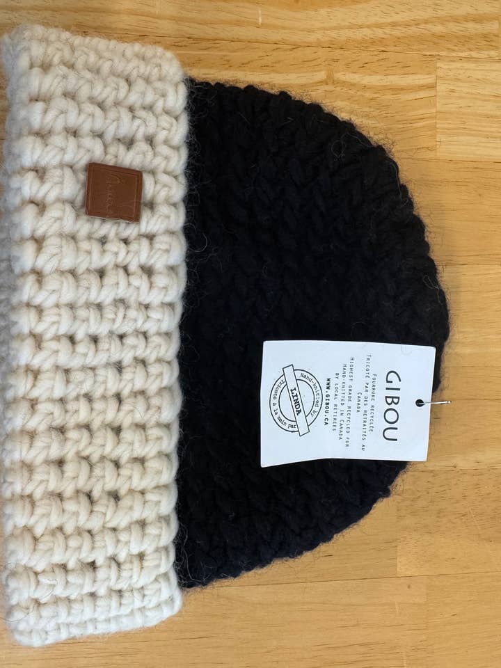 Échantillon - Tuque tricotée bicoloire for wholesale by Gibou