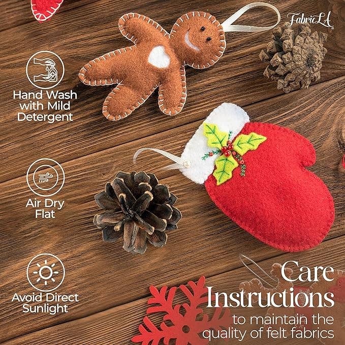 FabricLA - Wholesale Fabric - Felt Fabric | Soft Felt Roll for Crafts Sewing | 20 Yards42