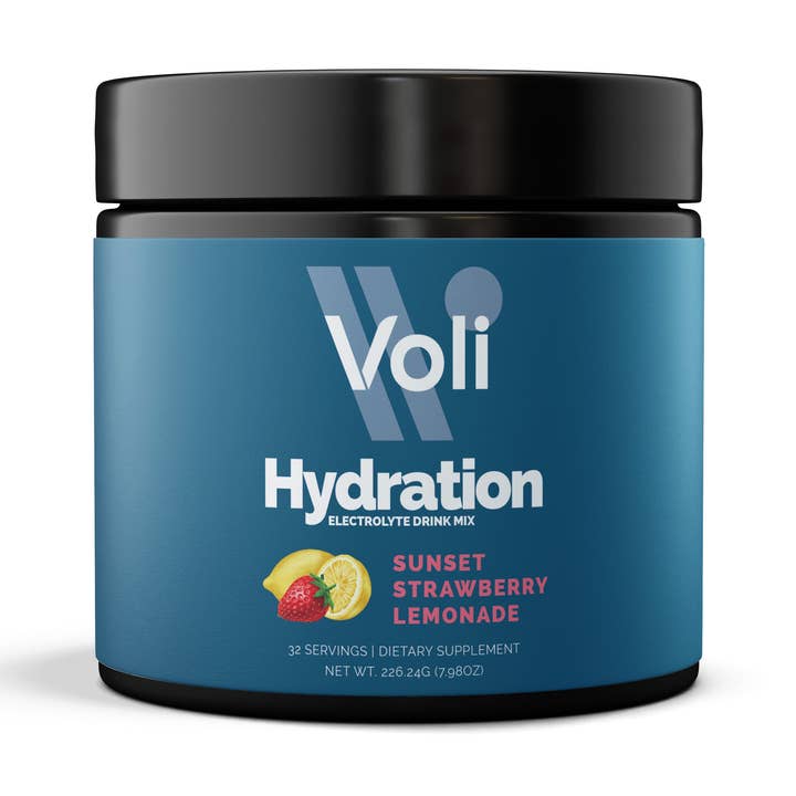 Voli Hydration- Sunset Strawberry Lemonade Bulk Tub for wholesale by Voli Wellness