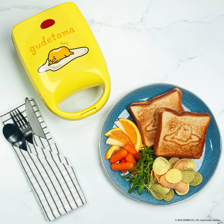 Uncanny Brands Sanrio Gudetama Single Sandwich Maker for wholesale by Uncanny Brands