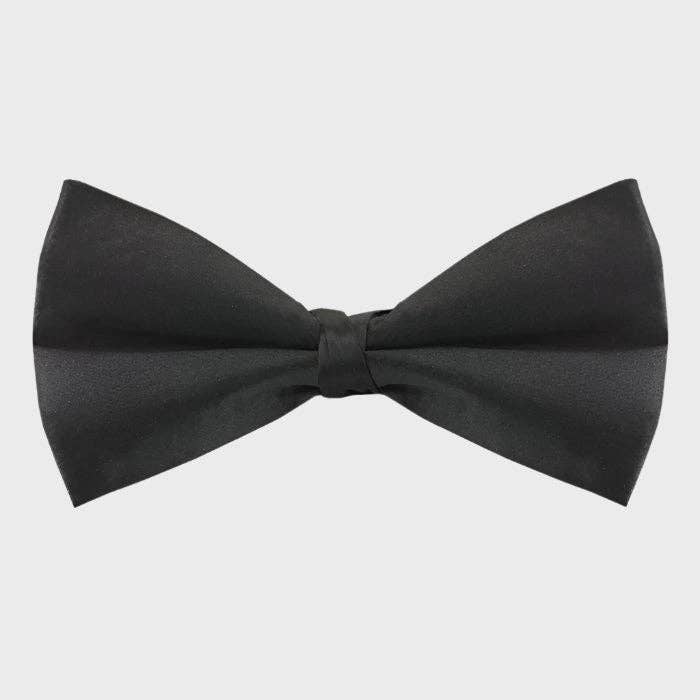 Sophos – wholesale Bow Tie - Men’s – Black Silk Bow Tie0