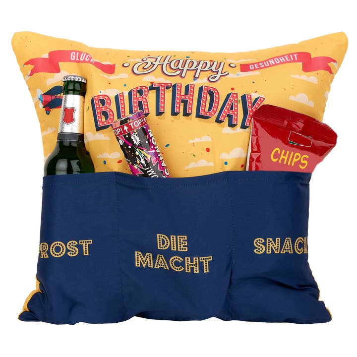 Sofahelden Happy Birthday RETRO für den Großhandel von Hergo Creation GmbH