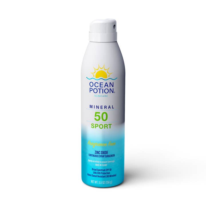 Ocean Potion Mineral SPF 50 Sport Sunscreen Continuous Spray for wholesale by Ocean Potion