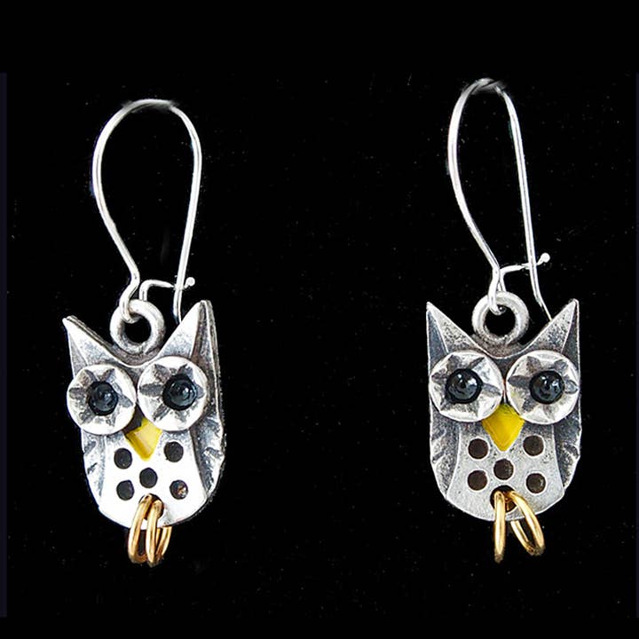 Owl Earrings for wholesale by Chickenscratch
