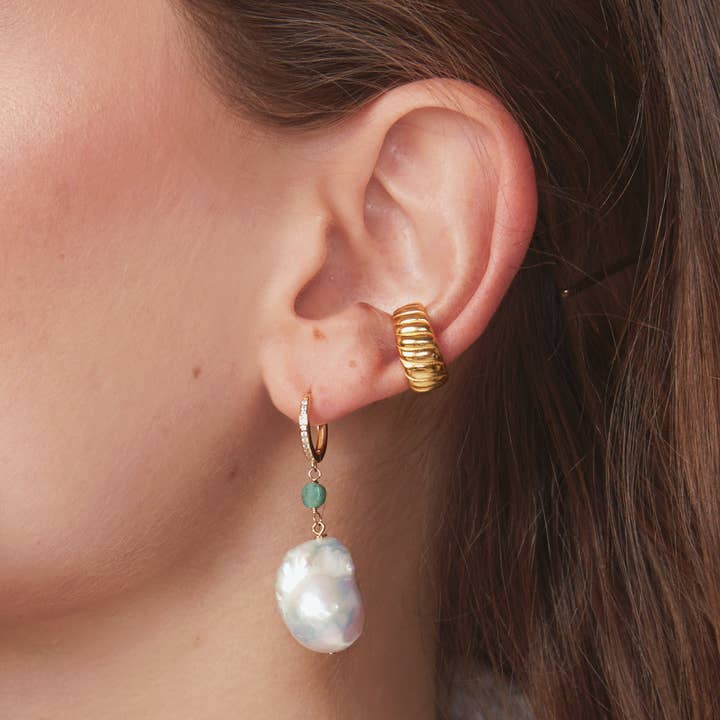 fyb jewelry - Vente Boucles d'oreilles ear cuffs/bagues d'oreilles - MANCHETTE JAMES EAR DORÉE1