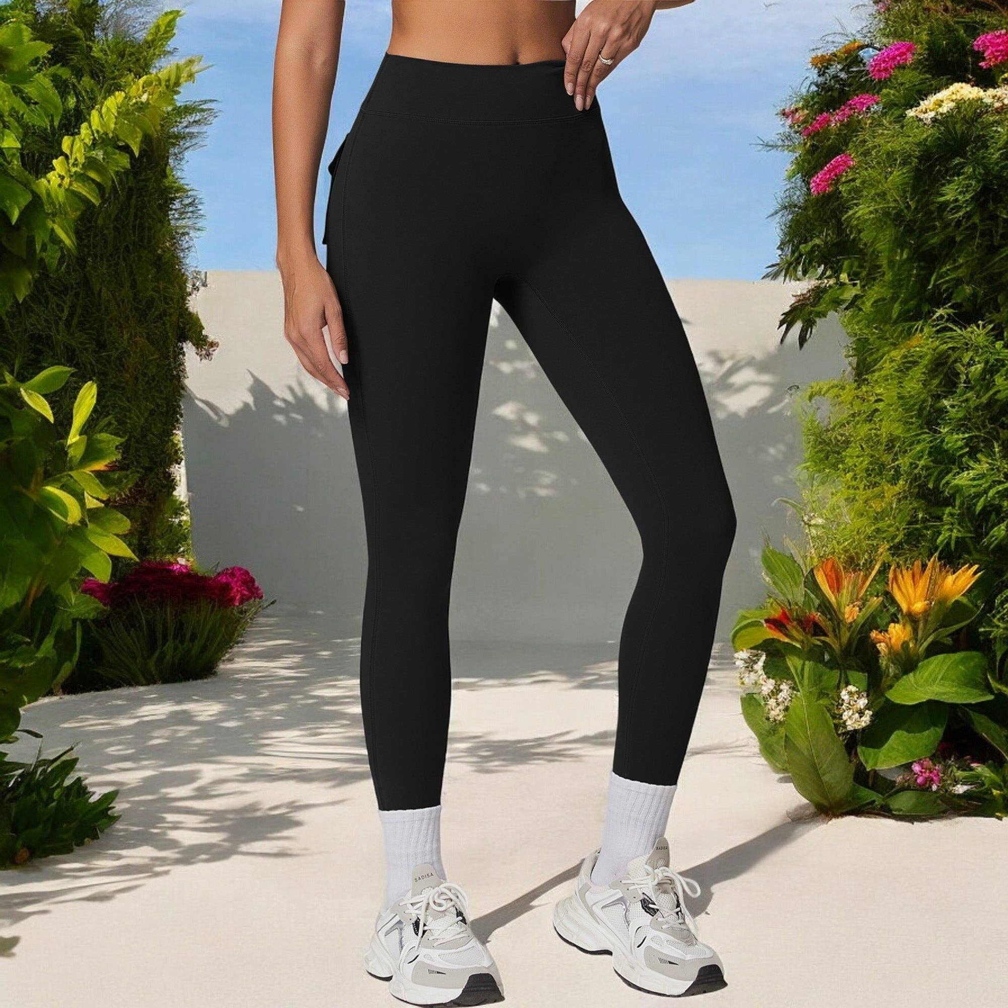 Active by Anna-Kaci – Engroshandel Sports-/loungeleggings – til kvinder – High Waist Leggings i fuld længde til yoga og hverdag3