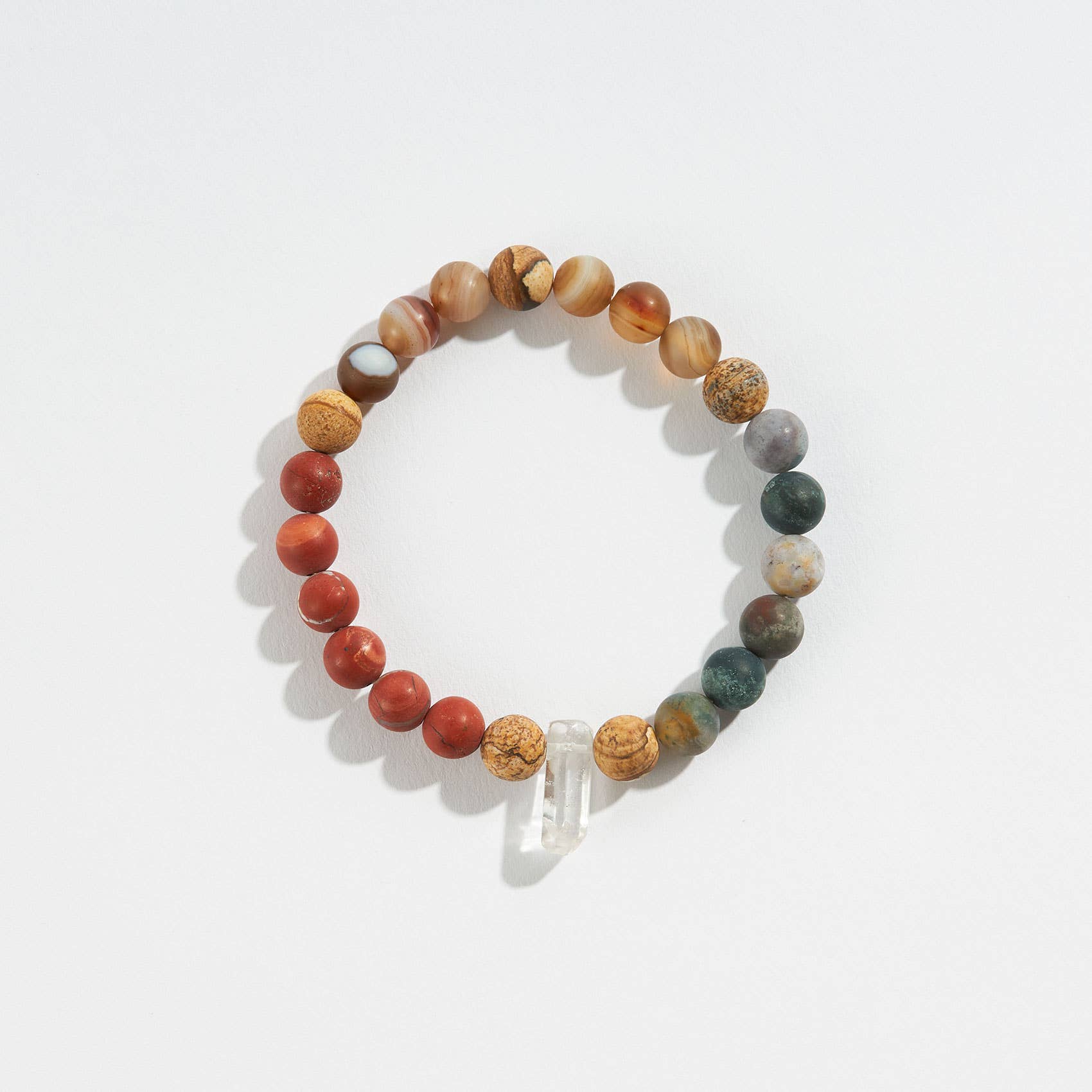 GeoCentral – wholesale Beaded bracelet – Zodiac Crystal Bead Bracelet Collection: Earth 8mm3