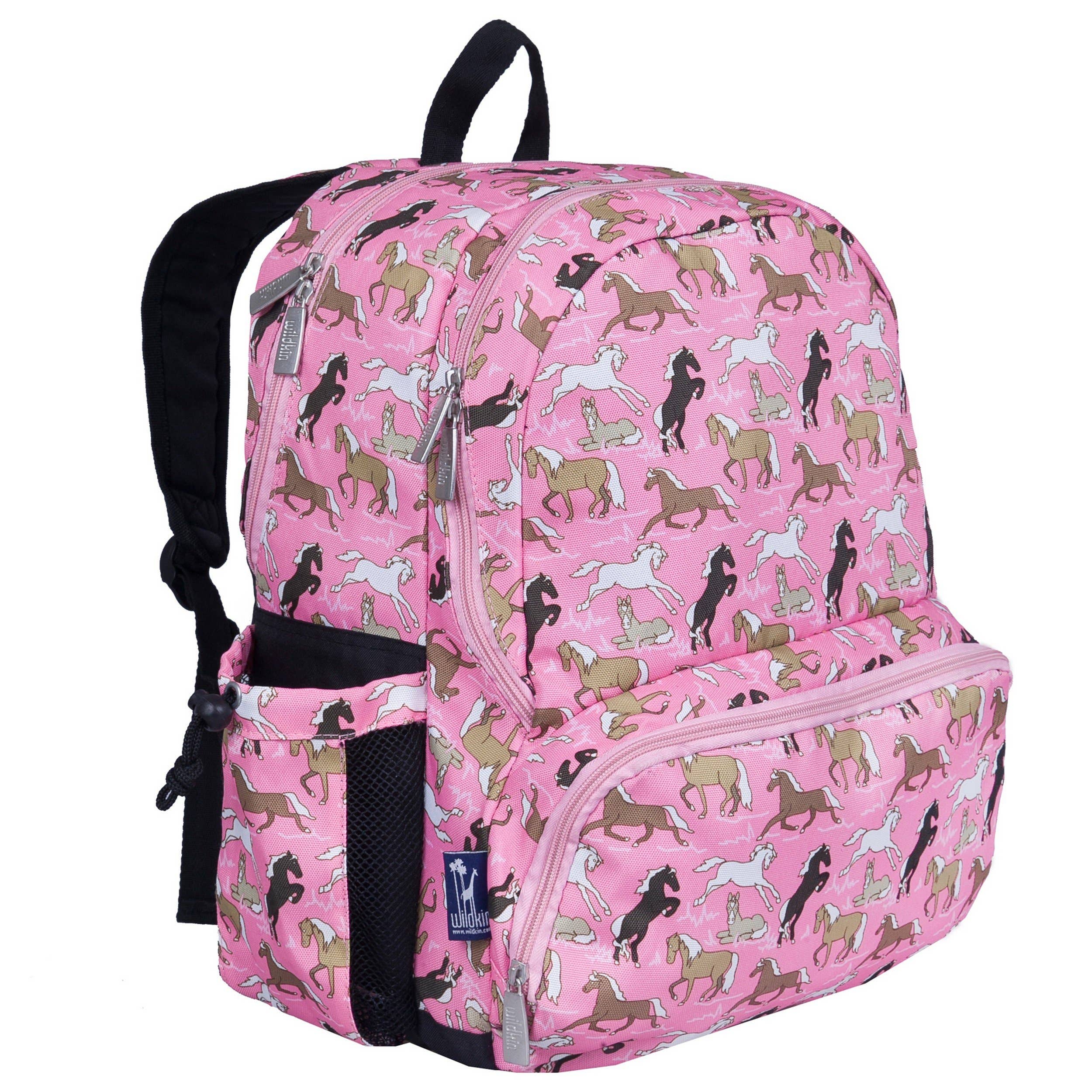 Wildkin - Wholesale Backpack - Kids - Horses in Pink 17 Inch Backpack5