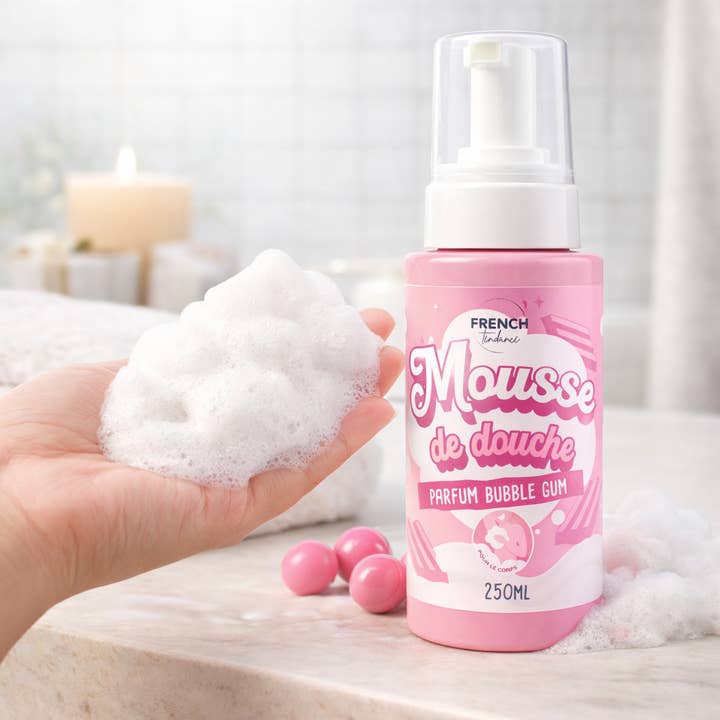 Espuma de ducha 250ml - Aroma chicle para venta al por mayor de FRENCH TENDANCE