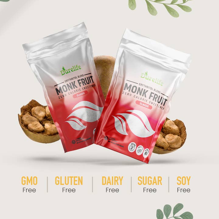 Durelife - Wholesale Sugar/Sweetener - Durelife Monk Fruit Sweetener, 1:1 Sugar Replacement, Keto D