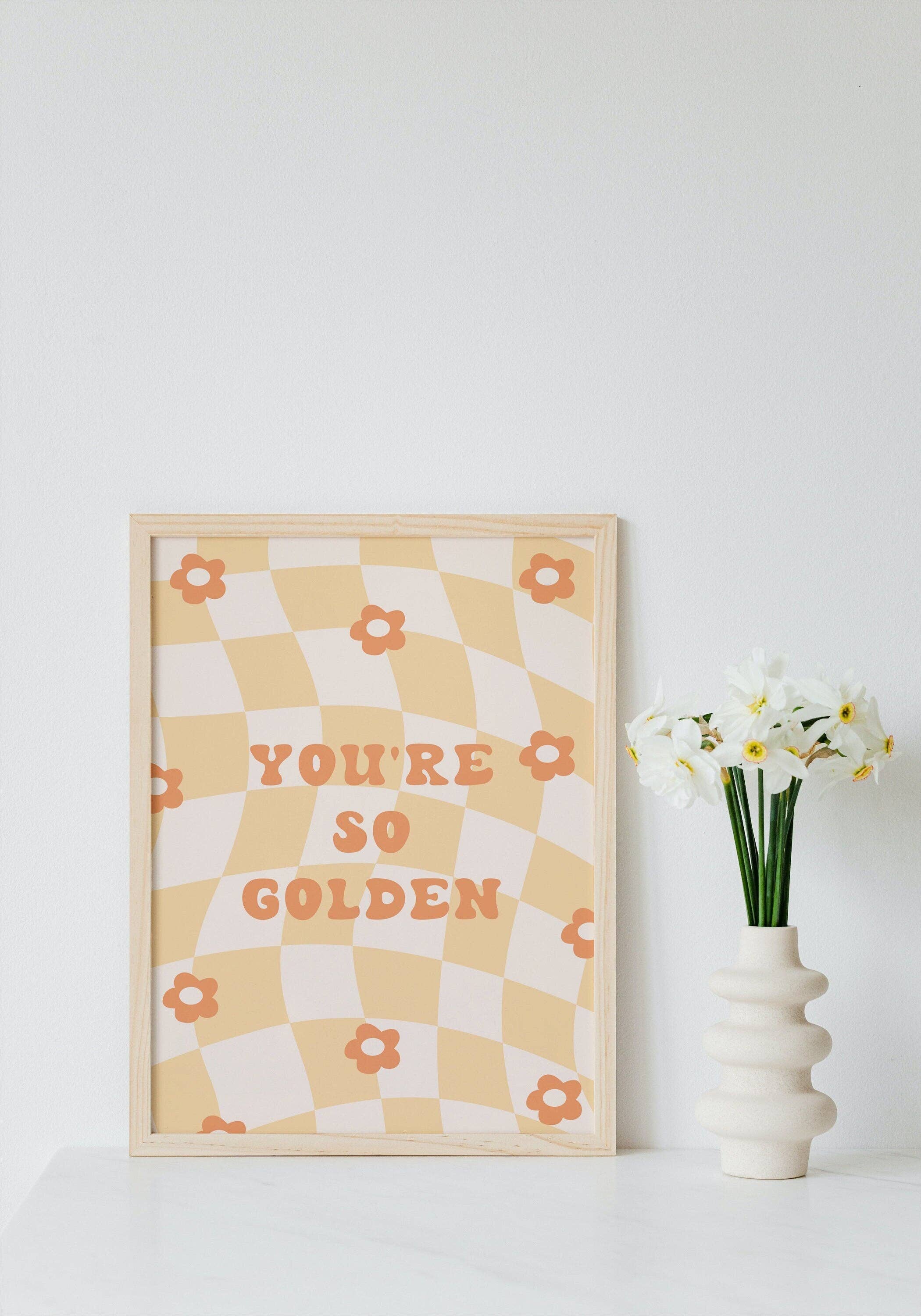 Fleurs on Sunday – wholesale Art print – You're So Golden Wall Art | HS Inspired Posters1