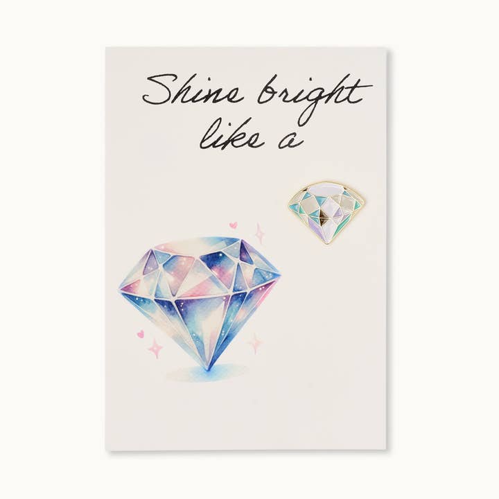 Pin-Card: Brilha como um diamante por atacado de by Vivi.